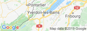 Yverdon Les Bains map